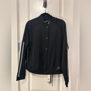 NWT Adidas Women's Black Bomber Jacket